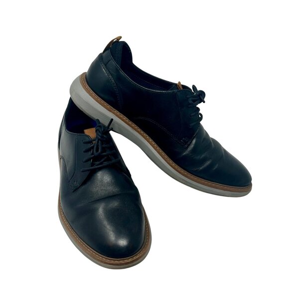 Clarks Mens Black Leather Derby Shoes - Size 9‎ main image 5